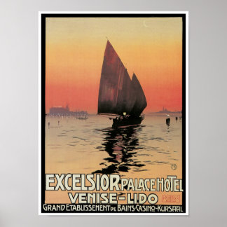 Poster Venise-Lido