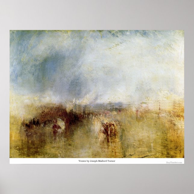 Poster Venise par Joseph Mallord Turner (Devant)
