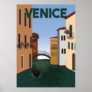 Poster Venise touristique