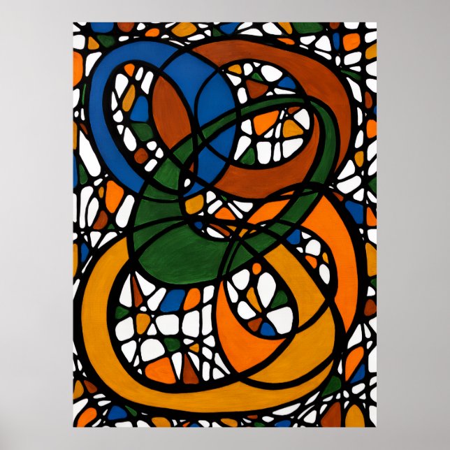Poster Venn Tangle Print (Devant)