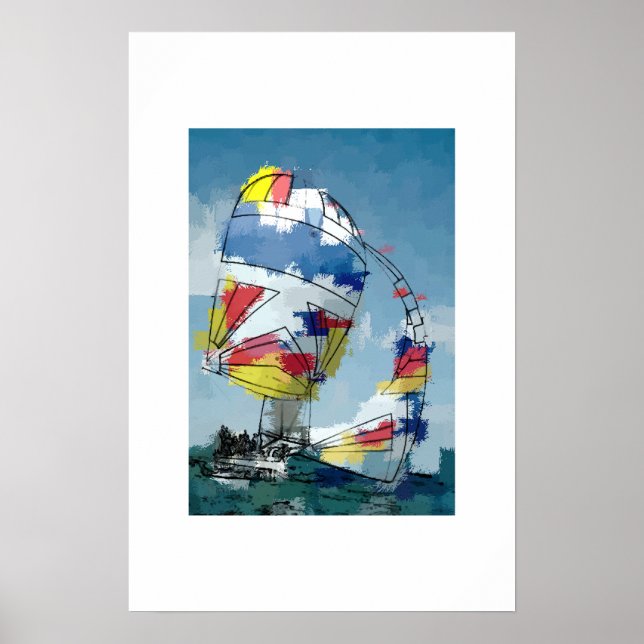 Poster Vent vers le bas (Devant)