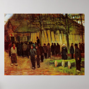 Poster Vente de bois par Vincent van Gogh