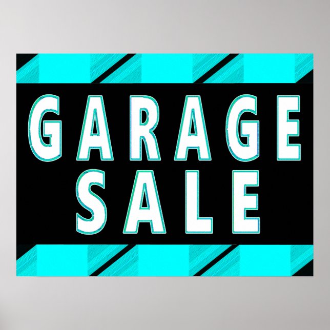 Poster Vente de garage (Devant)