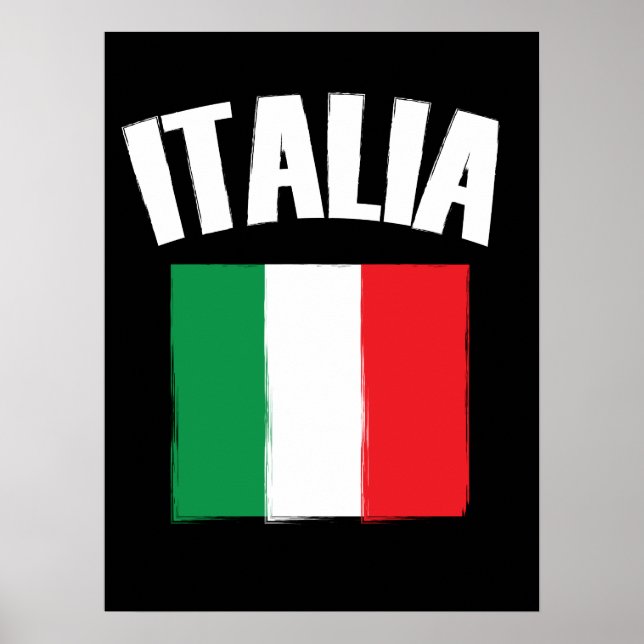 Poster Ventilateur de football italien Italie (Devant)