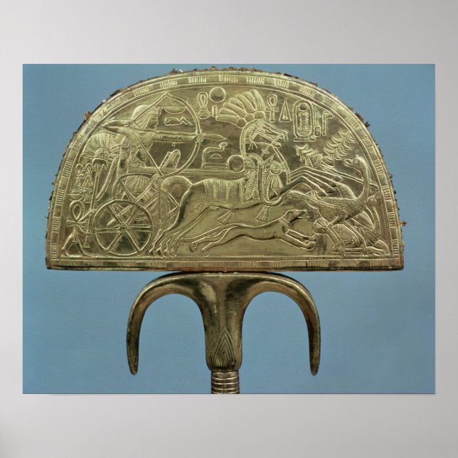 Poster Ventilateur de plumes d'autruche de la Tombe de (Devant)