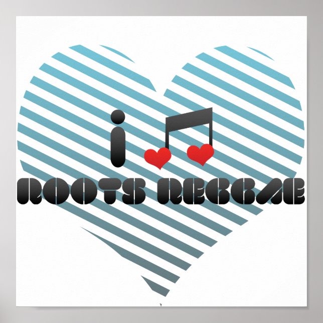 Poster Ventilateur de reggae des racines (Devant)