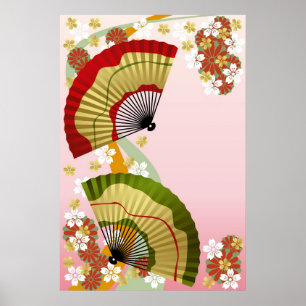 Poster Ventilateur japonais 3