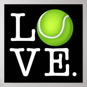 Poster Ventilateur Tennis Love