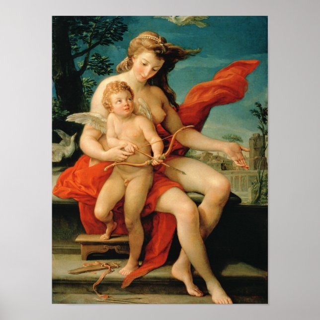 Poster Vénus et Cupidon, 1785 (Devant)