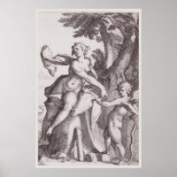 Vénus et Flèche de Cupidon - Art Mythique Intempor