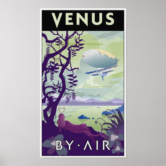Poster Vénus par Air (Devant)