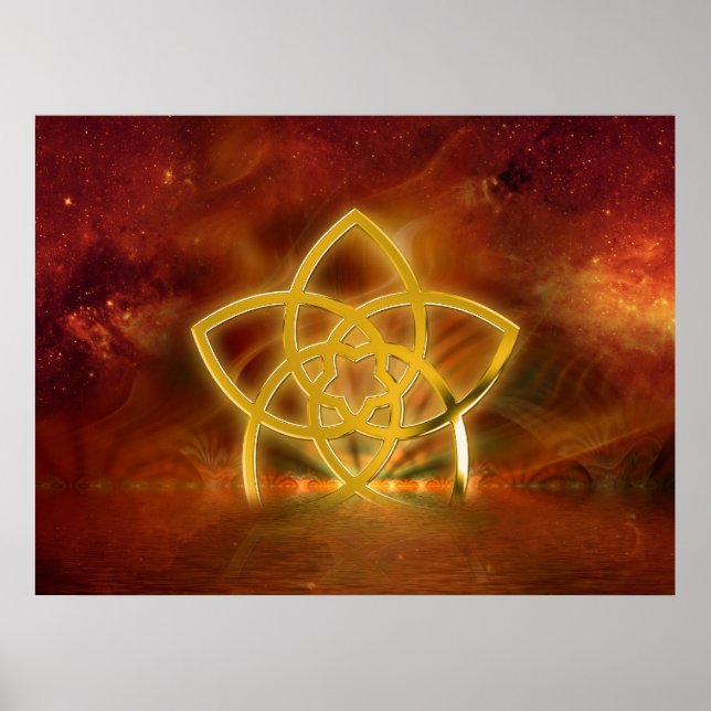 Poster VENUSBLUME aufsteigend (Devant)