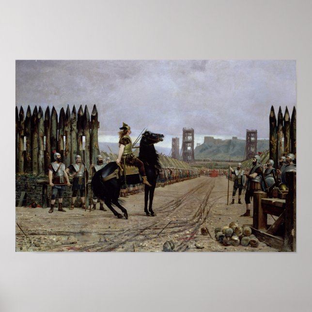 Poster Vercingetorix avant César, 52 avant JC, 1886 (Devant)