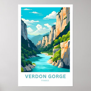 Poster Verdon Gorge France Imprimer