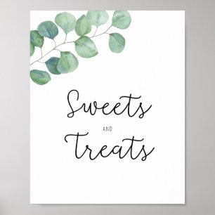 Poster Verdure - baby shower sucré et friandise