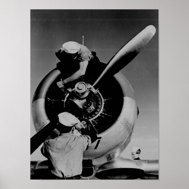 Poster Vérification du moteur (Devant)