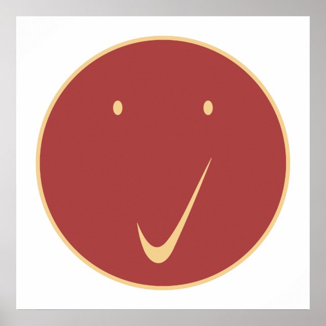 Poster Vérifier la face - Tick, Cr/Red. (Devant)