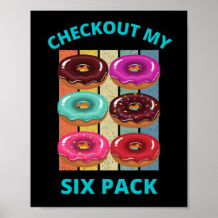 POSTER VÉRIFIEZ MES SIX DONUTS PACK