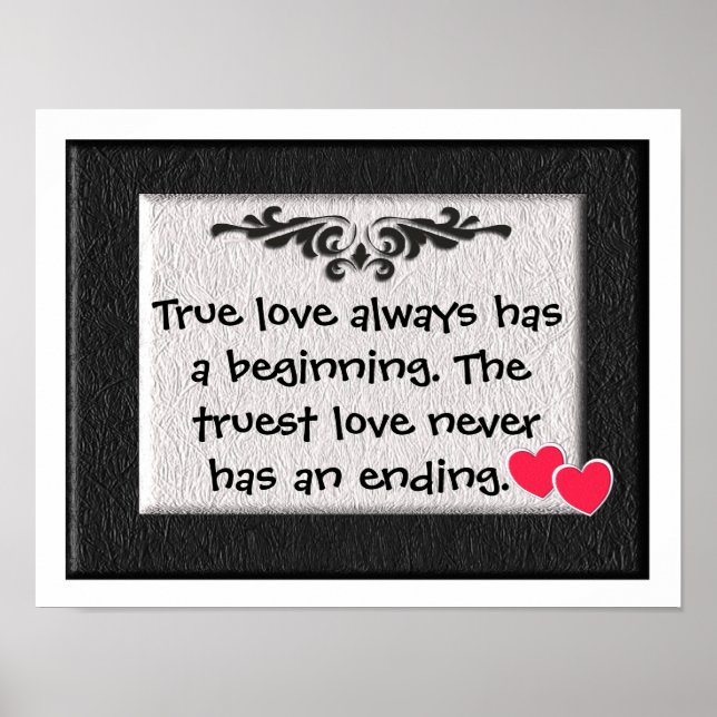 Poster Véritable Amour (Devant)