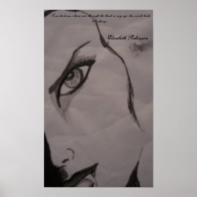 Poster véritable obscurité (Devant)