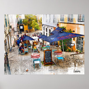 Poster Véritable Portugal - Lisbonne