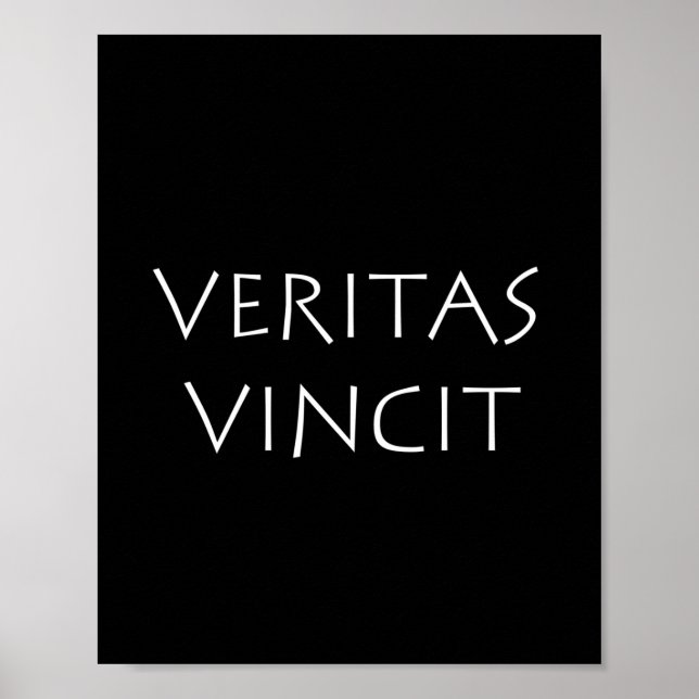 Poster Veritas vincit (Devant)