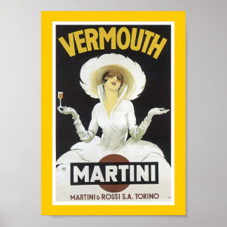 Poster Vermouth Martini