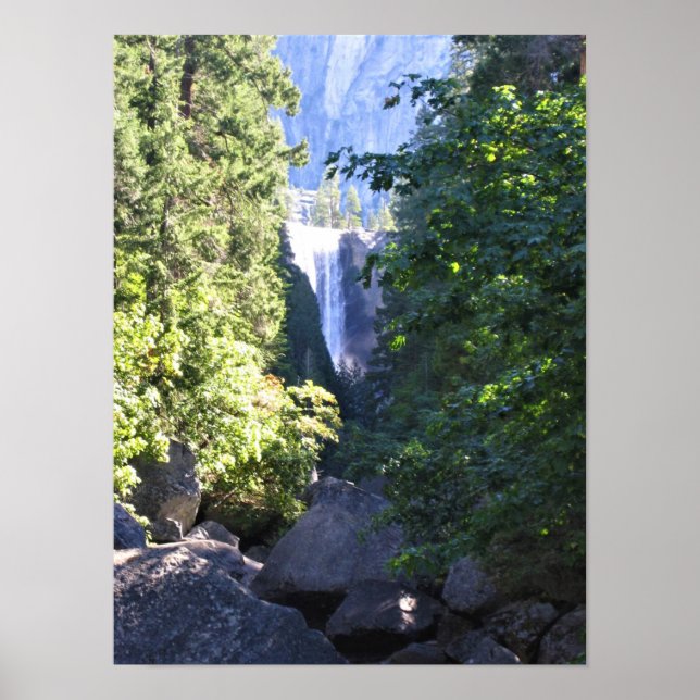 Poster Vernal Falls, Yosemite National Park (Devant)