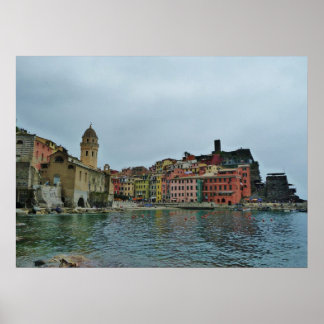 Poster Vernazza, Cinque Terre, Italie
