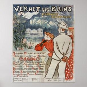 Poster Vernet Les Bains absolument beau