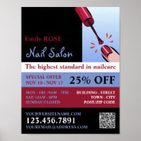 Vernis à ongles, Technicien ongulaire, Publicité p