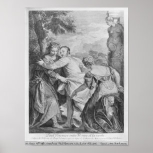 Poster Veronese entre le vice et la vertu