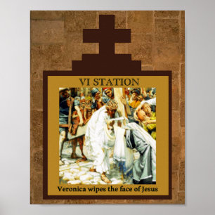 Poster Veronica efface le visage de l'affiche Jesus Stati