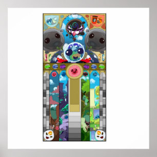 Poster Verre à ruban mince