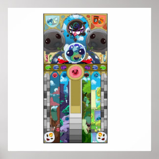 Poster Verre à ruban mince