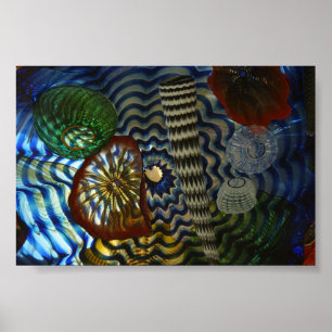 Poster Verre créatif soufflant