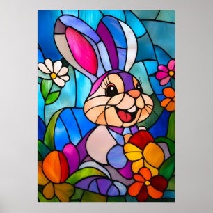 Poster Verre Trait Trait De Pâques Mignonne
