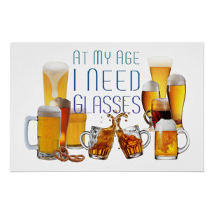 Poster Verres à bière SlipperyJoe's verres à pilsner chop