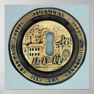 Poster Verrouillage représentant le siège de la Bastille