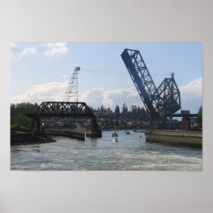 Poster Verrouillages de ballard - Seattle, WA