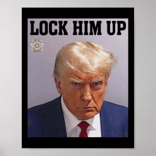 Poster Verrouiller Donald Trump Tiré Sur Trump S Anti-Tru