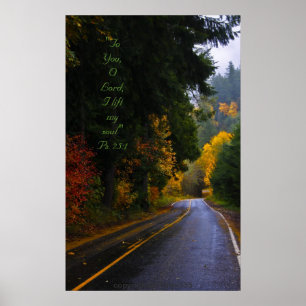 Poster Vers de la splendeur w/Scripture de route de Dodge