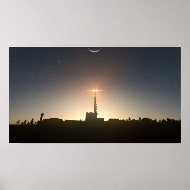 Poster Vers la lune (Devant)