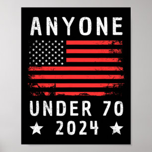 Poster Vers le 70 mars 2024 Anti Biden Anti Trump