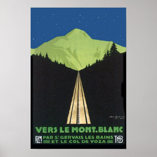 Poster Vers Le Mont. Blanc