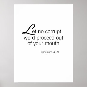Poster verset de la Bible