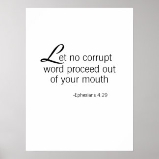 Poster verset de la Bible