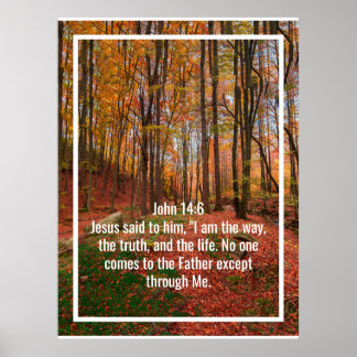 Poster Versets bibliques personnalisés, citations et mots