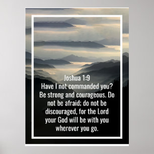 Poster Versets bibliques personnalisés et citations de mo