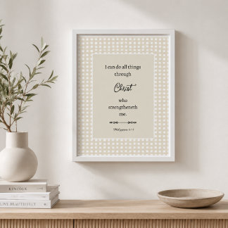 Poster Versets bibliques personnalisés pour les moments d